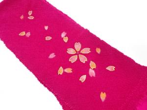 正絹　振袖用　絞り帯揚げ